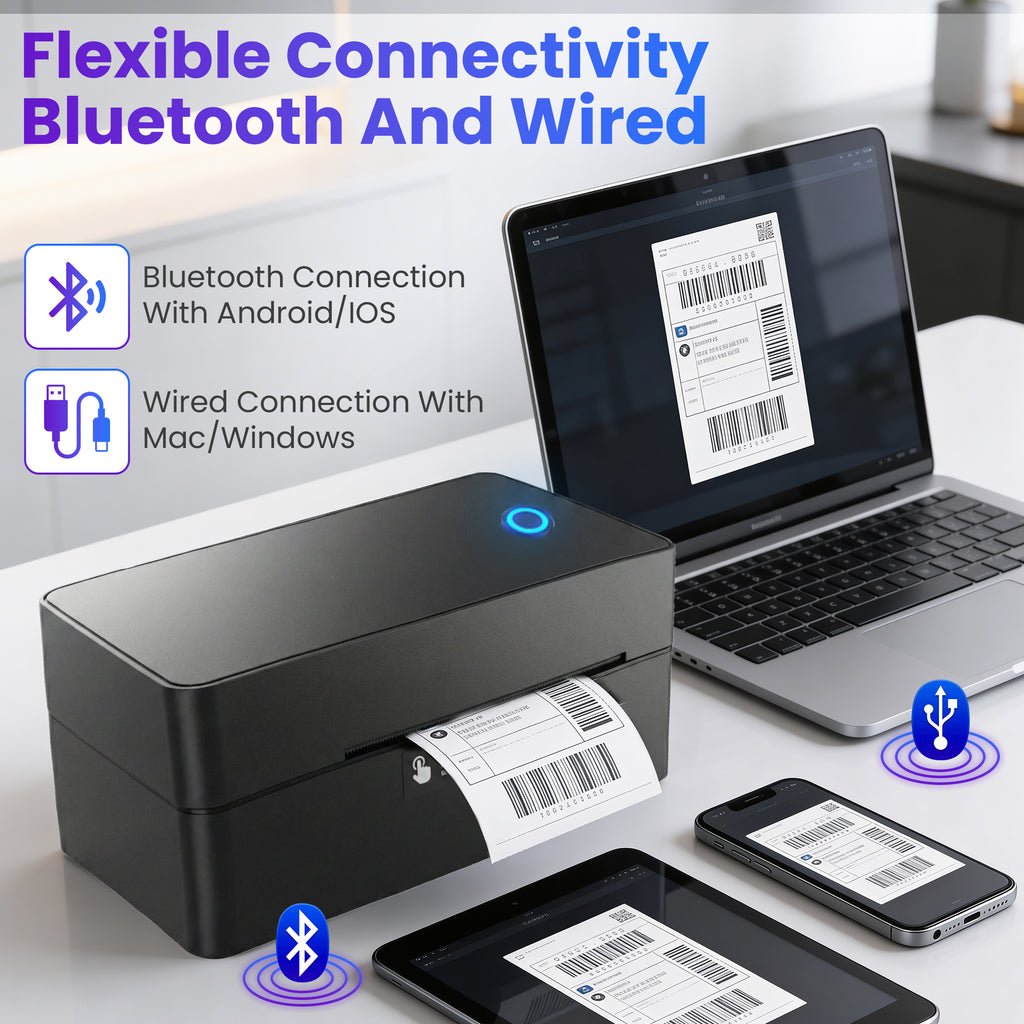 Thermal Printer 4x6 Black