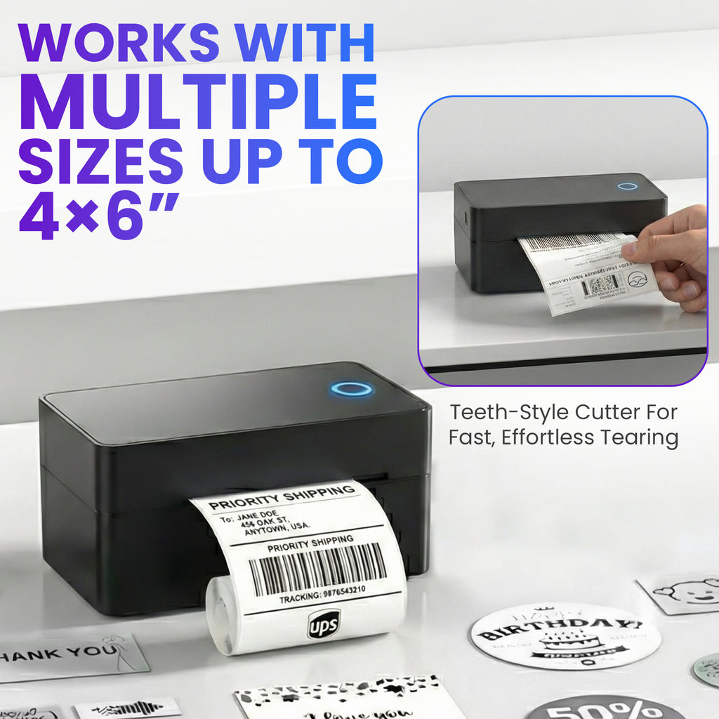 Thermal Printer 4x6 Black
